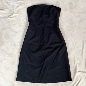 Black Strapless Dress